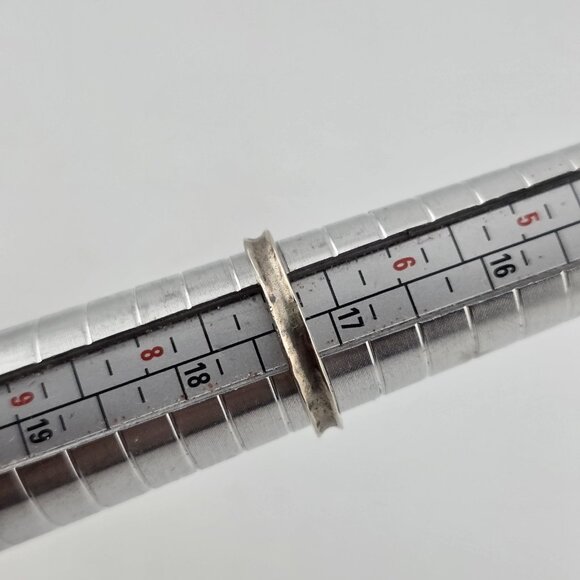 SILPADA RING STERLING 925 HAMMERED STACKABLE CONCAVE SIZE 7 - Picture 4 of 13